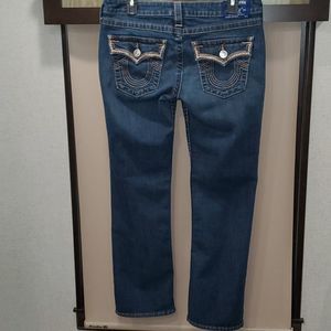 Vintage True Religion World Tour Straight Jeans Actual Measurement 32 x 29